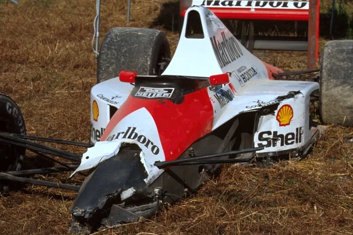 Senna crash