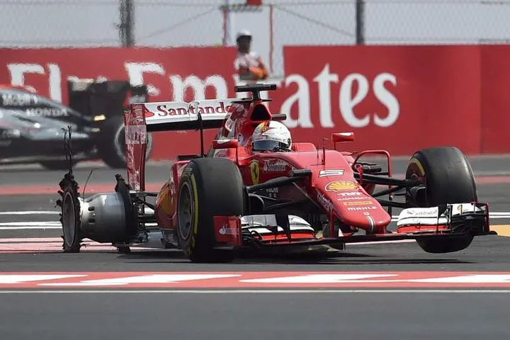 Vettel Ferrari Mexico