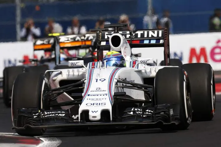 Autodromo Hermanos Rodriguez, Mexico City, Mexico. Sunday 1 November 2015. Felipe Massa, Williams FW37 Mercedes. Photo: Alastair Staley/Williams ref: Digital Image WR6T0864