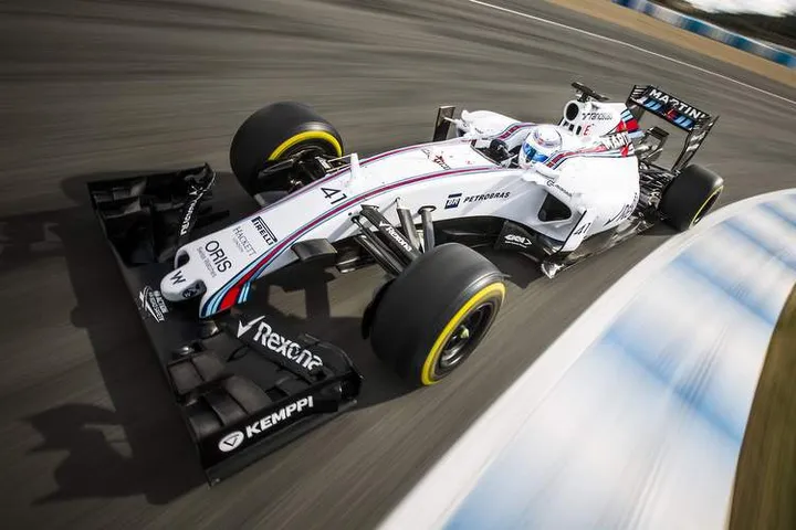 Williams F1 Collateral Filming Days 2015 Jerez, Spain. 7th - 8th February 2015 Team Photography. Susie Wolff, Williams FW37 Mercedes.  Photo: Malcolm Griffiths/Williams F1. ref: Digital Image A50A9525_WOLFF