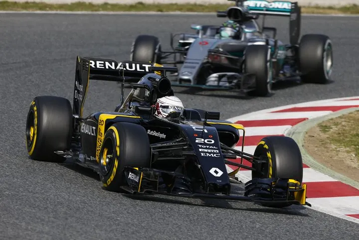 20 MAGNUSSEN Kevin (dnk) Renault RS16 action during Formula 1 winter tests 2016 at Barcelona, Spain from February 22 to 25 - Photo Florent Gooden / DPPI