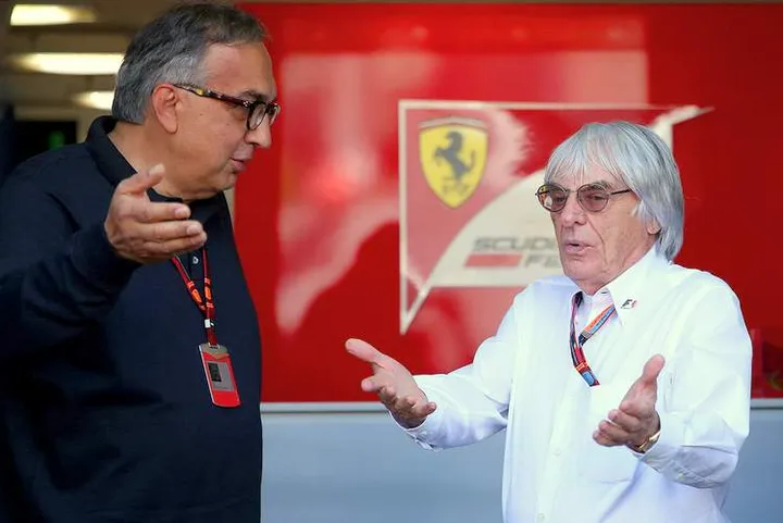 Bernie+Ecclestone+Sergio+Marchionne+F1+Grand+