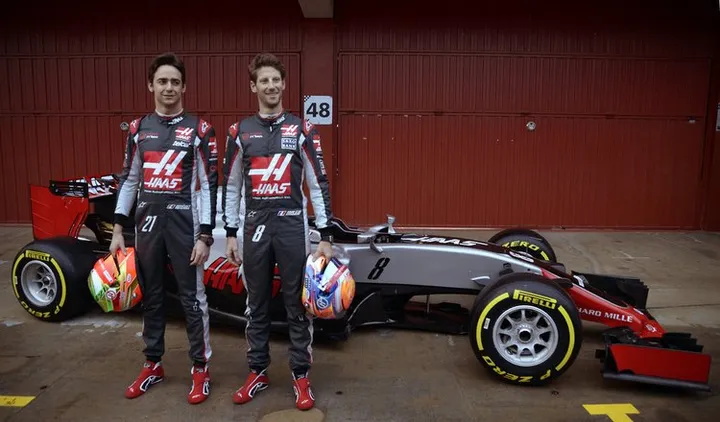 F1+Testing+Barcelona+Day+One-gutierrez-grosjean