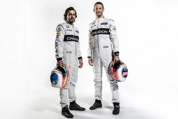 Fernando Alonso &amp; Jenson Button Portrait