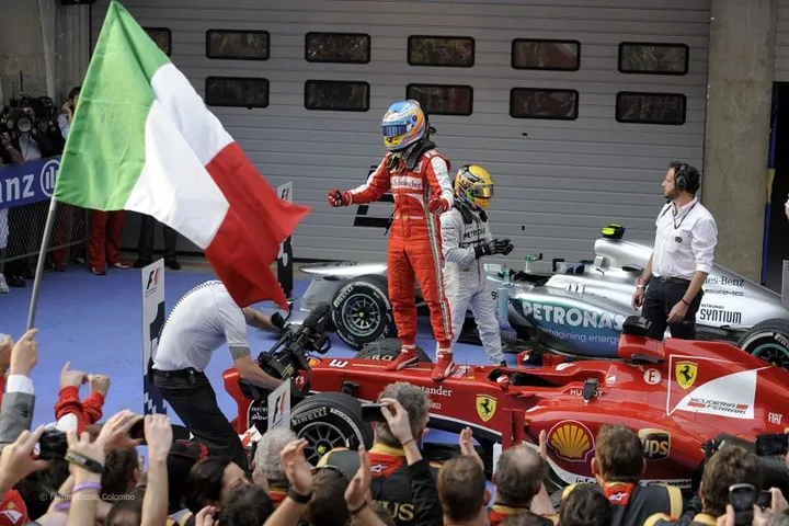 Alonso Ferrari winner victory