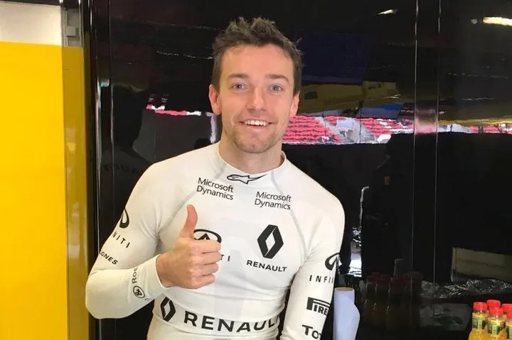 Jolyon Palmer Renault Barcelona Test