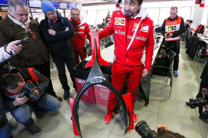 Fi ferrari halo cockpit raikkonen Barcelona test