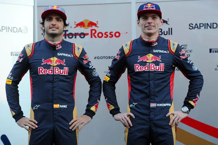 Carlos+Sainz+Max+Verstappen+Scuderia+Toro