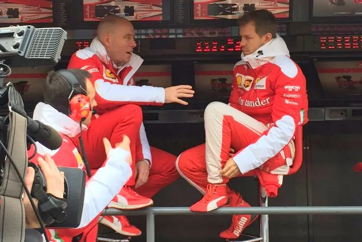 Jock Clear Vettel Ferrari