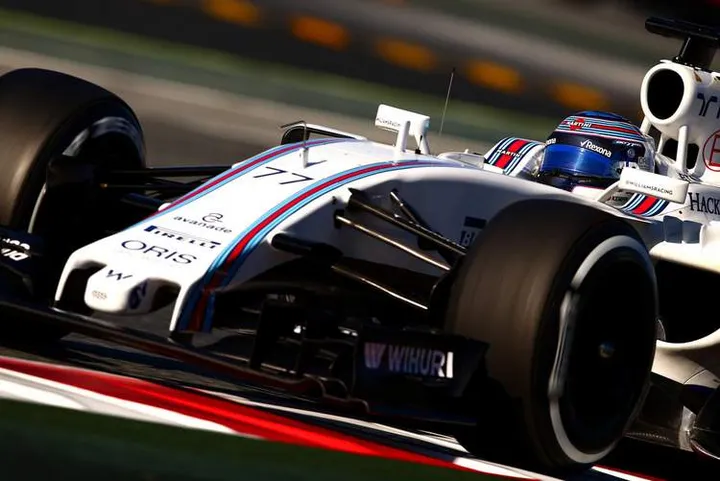 F1+Testing+Barcelona+Day+One+Bottas