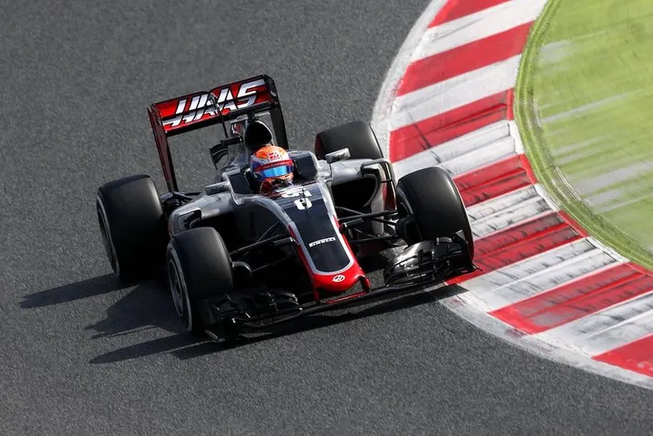 Haas F1 Test Barcelona 2