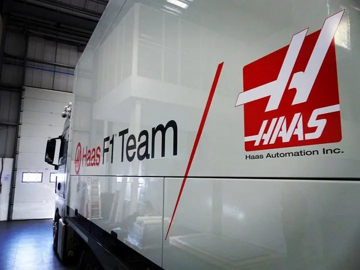 Haas F1 truck