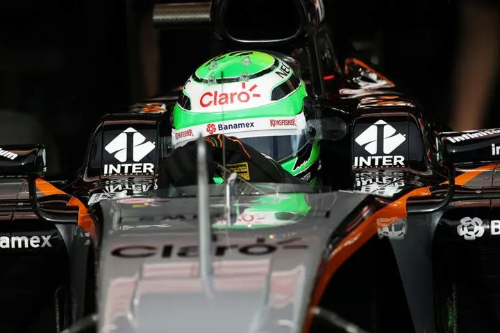 Nico Hulkenberg (GER) Sahara Force India F1 VJM09.Formula One Testing, Day 3, Thursday 3rd March 2016. Barcelona, Spain.