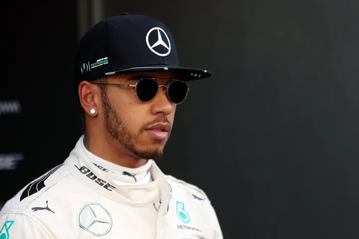 Mercedes Lewis Hamilton Barcelona Test