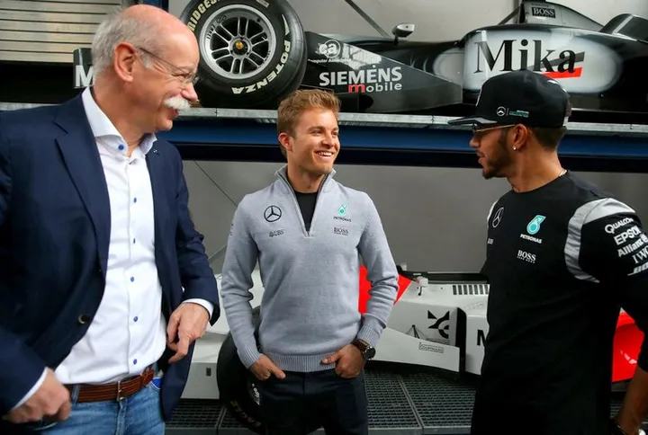 Nico+Rosberg+Lewis+Hamilton+Mercedes+Benz+Zetsche