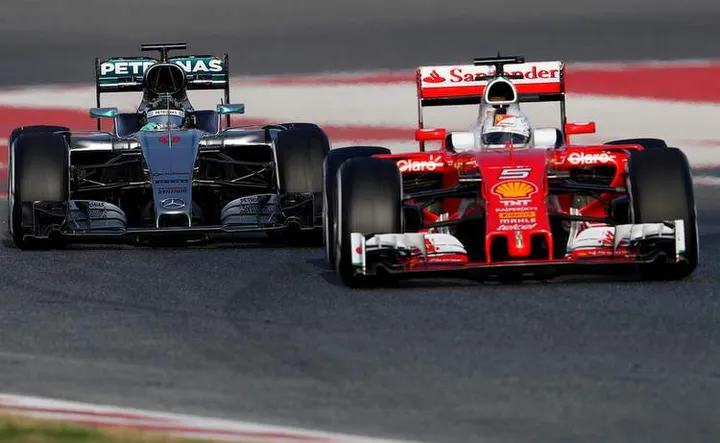 Nico+Rosberg+Sebastian+Vettel+F1+Testing+Barcelona+yCWgV24Fg2Zx
