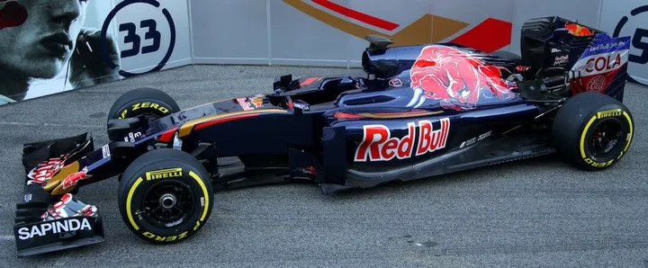 MONTMELO, SPAIN - MARCH 01: The new STR11 is unveiled at the Scuderia Toro Rosso STR11 Launch at Circuit de Catalunya on March 1, 2016 in Montmelo, Spain. (Photo by Peter Fox/Getty Images) // Getty Images / Red Bull Content Pool // P-20160301-00026 // Usage for editorial use only // Please go to www.redbullcontentpool.com for further information. //