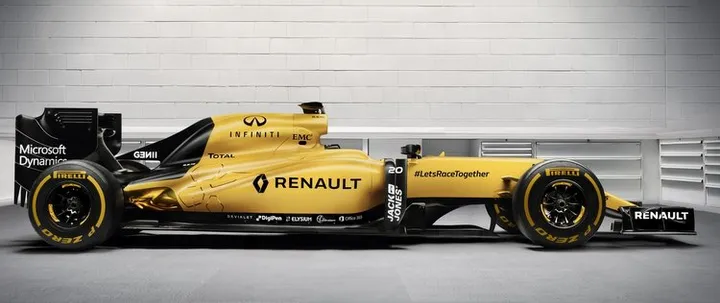2016 Renault livery new yellow