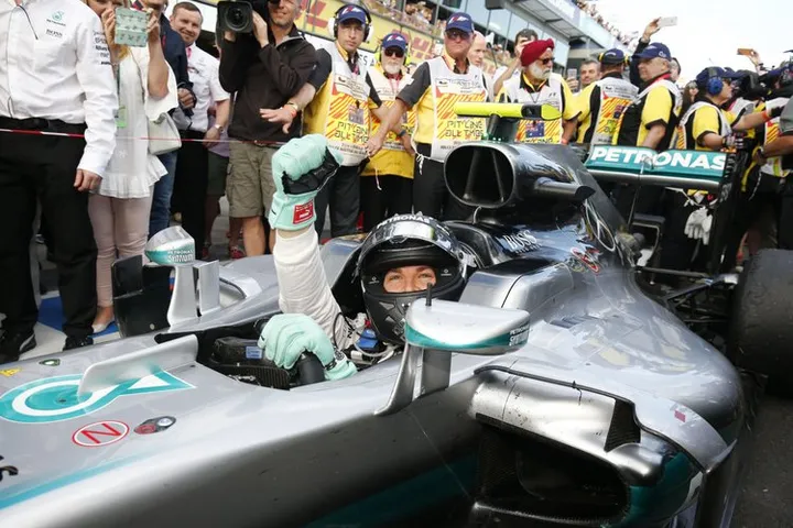 Nico Rosberg Mercedes F1 Australian Grand Prix winner 2016