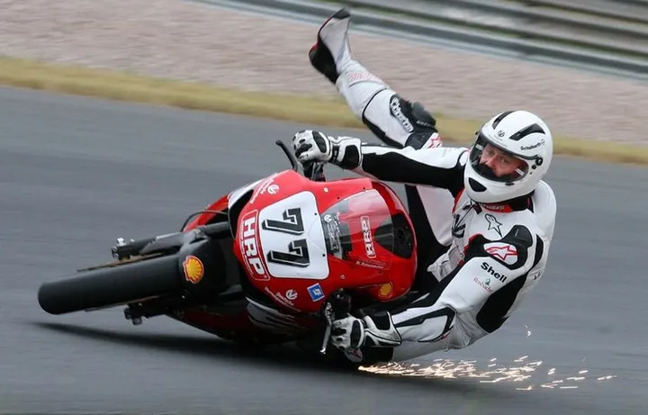 schumacher superbike crash sachsenring