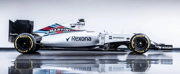 February 2016 Williams FW38 Photo: Williams F1. Ref: WS8A8505_Edit