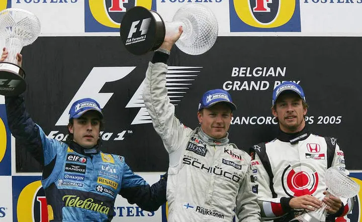 Alonso Button Raikkonen