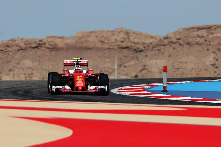 F1+Grand+Prix+Bahrain+Practice+Kimi Raikkonen