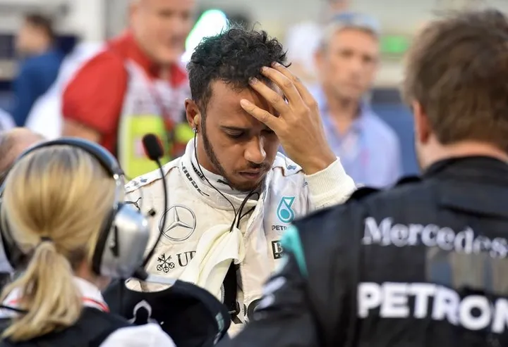 F1+Grand+Prix+of+Bahrain+Hamilton
