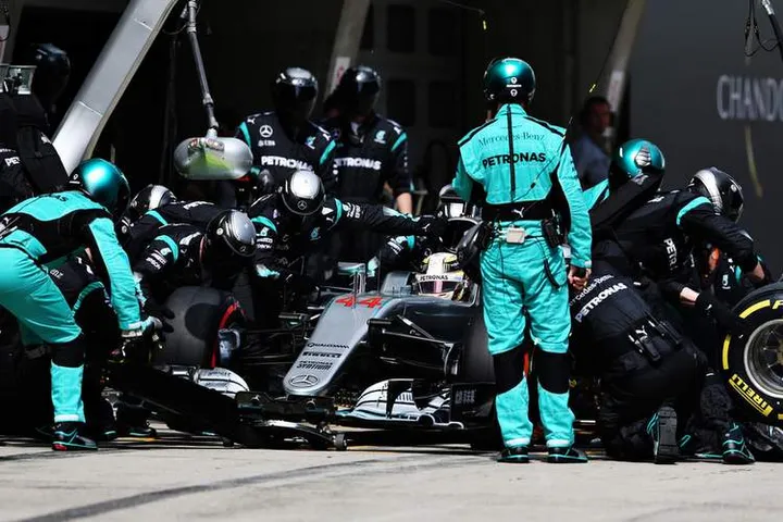 F1+Grand+Prix+of+China+Hamilton