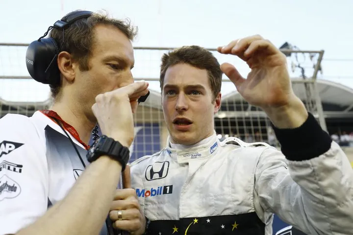 Stoffel Vandoorne on the grid.