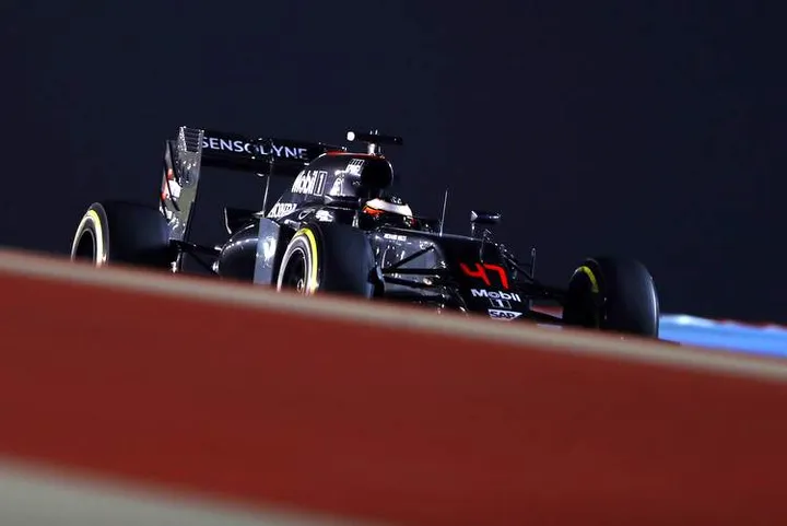 Stoffel Vandoorne on track.