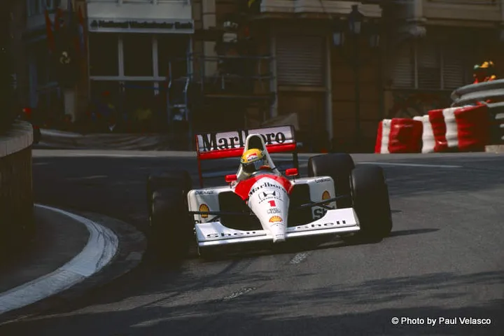 Ayrton Senna McLaren Marlboro Monaco Paul Velasco