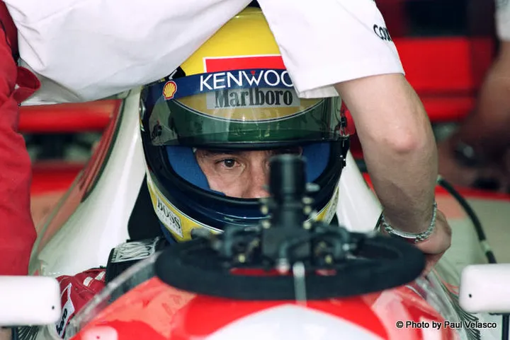 Ayrton Senna McLaren Marlboro Monaco Paul Velasco