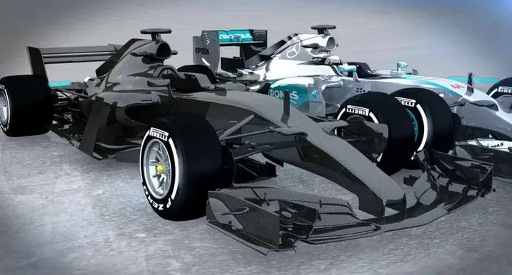 2017 F1 car