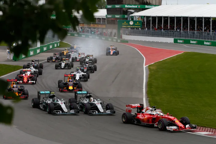 Vettel Rosberg Hamilton Canada