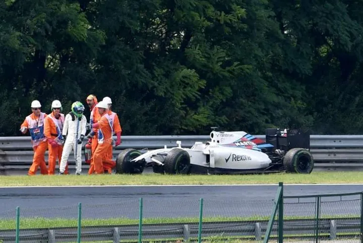 F1+Grand+Prix+Hungary+Qualifying+Massa crash
