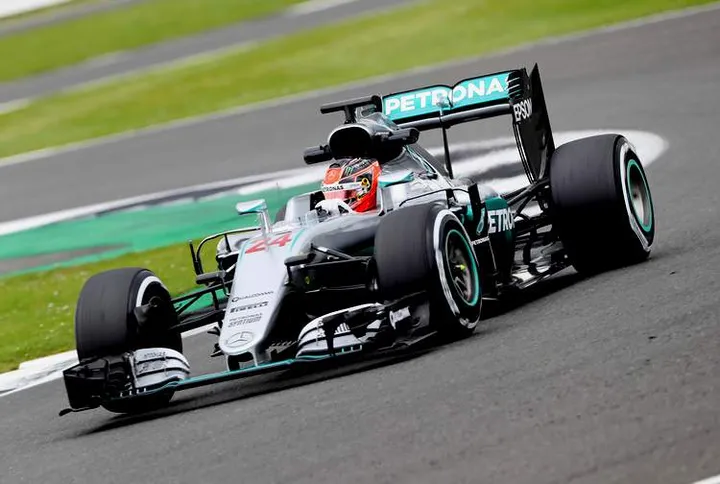 F1+Testing+at+Silverstone+Ocom Mercedes