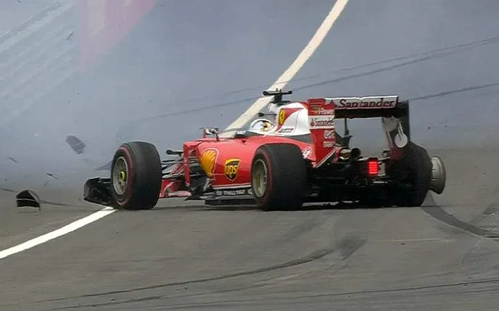 Vettel blowout austria