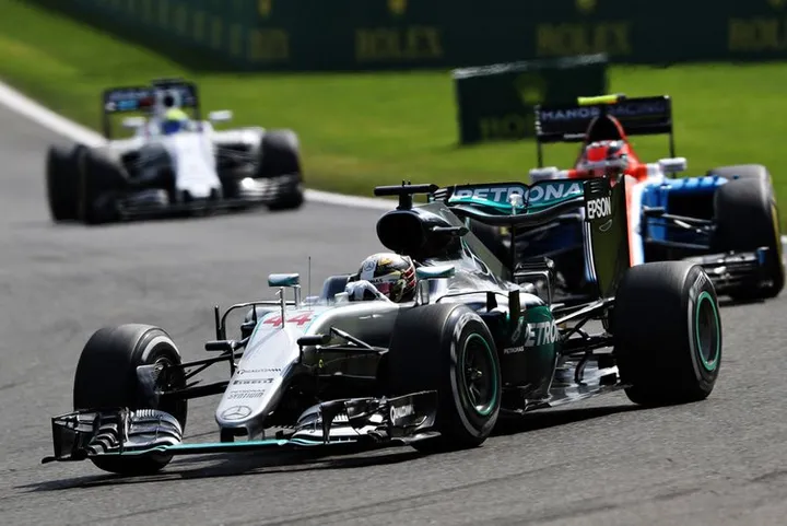 F1+Grand+Prix+of+Belgium+Hamilton