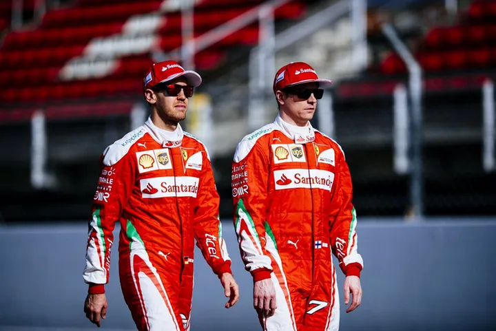 Ferrari Vettel Raikkonen