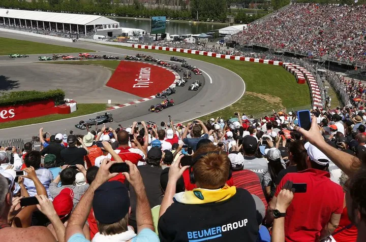 Canada Montreal start fans grandstand