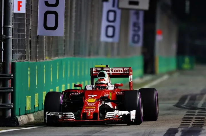 Raikkonen Ferrari Singapore