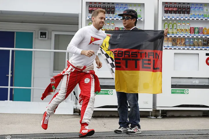 Vettel Ferrari Japan Suzuka