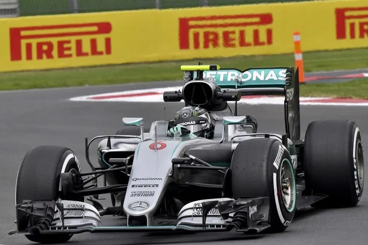 Rosberg Mercedes Mexico