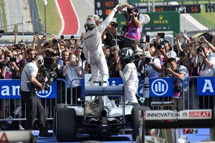 Hamilton Rosberg Austin
