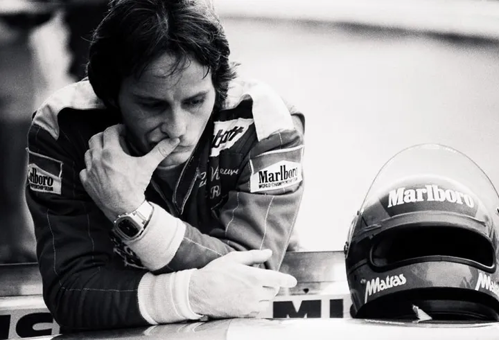 Gilles Villeneuve (CDN) Ferrari, retired from the race on lap 56 with an oil leak.South African Grand Prix, Rd 3, Kyalami, South Africa, 4 March 1978.