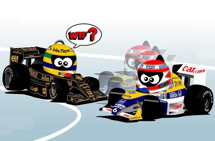 senna, piquet