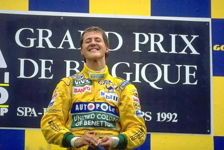 1992 Belgian Grand Prix Schumacher first win 23-Aug-17 4-28-46 PM