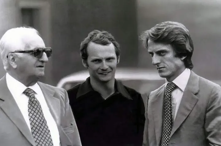 Enzo-Ferrari-with-Nikki-Lauda-and-Luca-id-Montezemolo