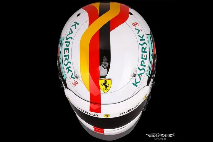 vettel helmet top